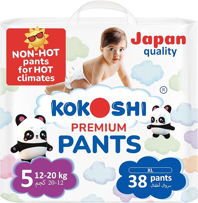 KOKOSHI BABY DIAPERS 38Pcs 12-20Kg