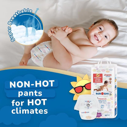 KOKOSHI BABY DIAPERS 38Pcs 12-20Kg