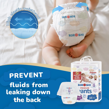 KOKOSHI BABY DIAPERS 18Pcs 9-14Kg