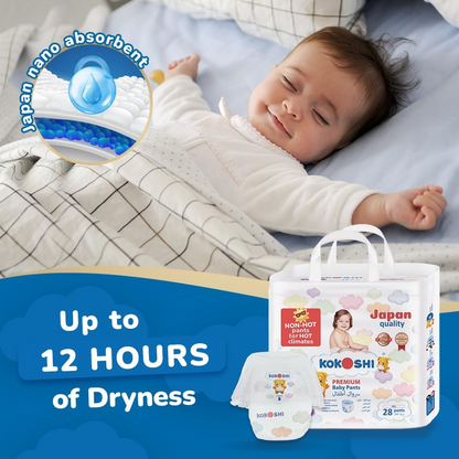 KOKOSHI BABY DIAPERS 28Pcs 15-23Kg