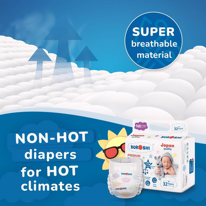 KOKOSHI BABY DIAPERS 32Pcs 0-5Kg