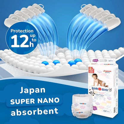 KOKOSHI BABY DIAPERS 42Pcs 13Kg