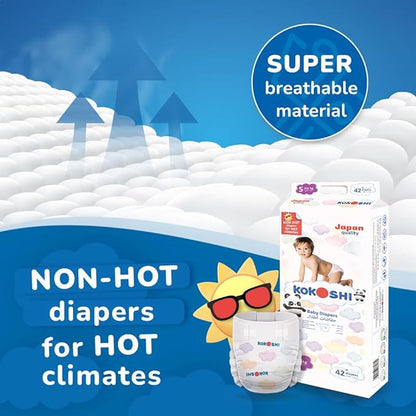 KOKOSHI BABY DIAPERS 42Pcs 13Kg