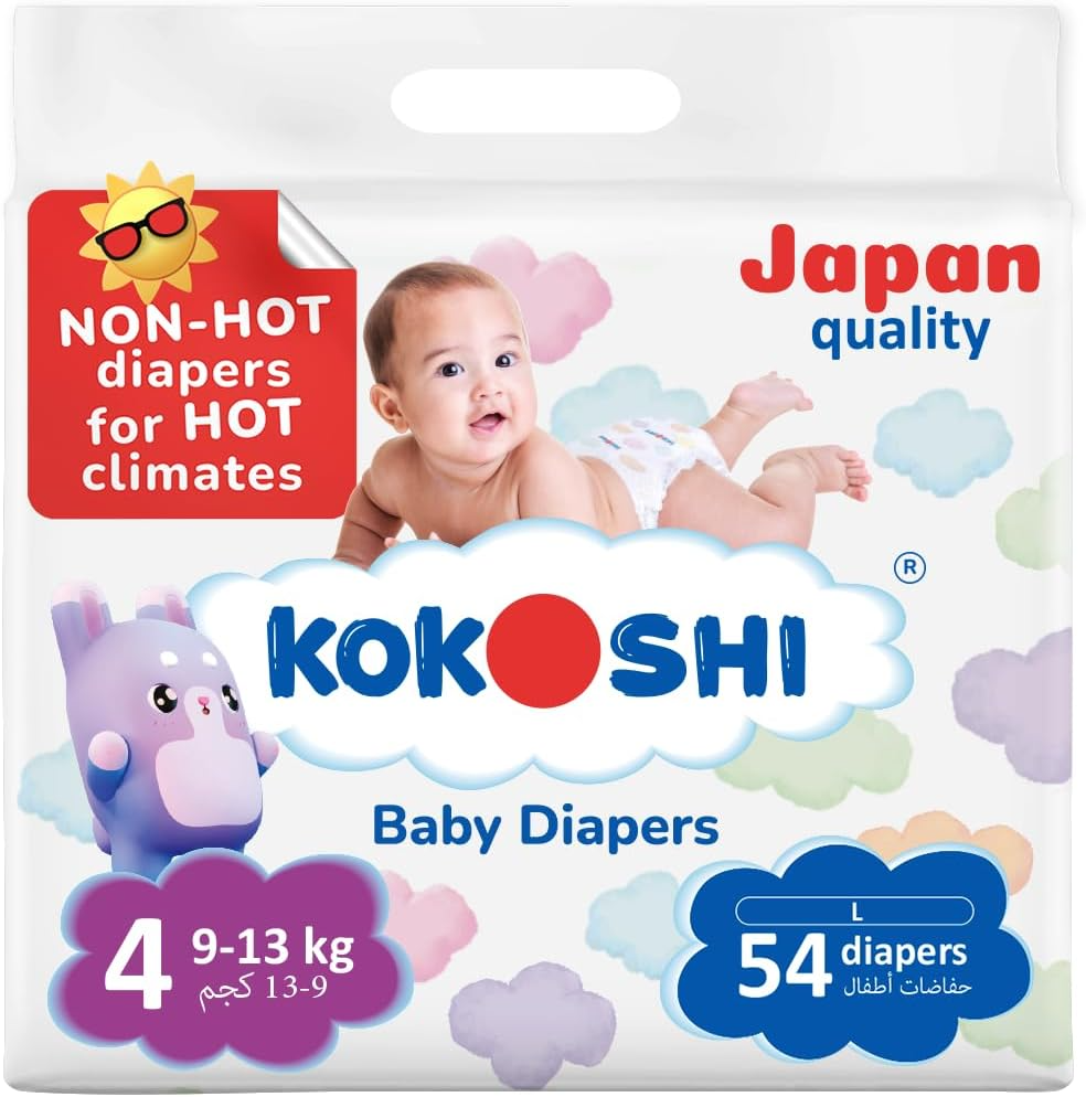 KOKOSHI BABY DIAPERS 54Pcs 9-13Kg