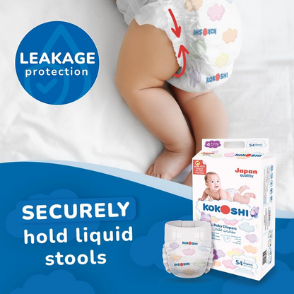 KOKOSHI BABY DIAPERS 54Pcs 9-13Kg