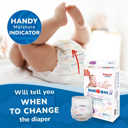 KOKOSHI BABY DIAPERS 54Pcs 9-13Kg