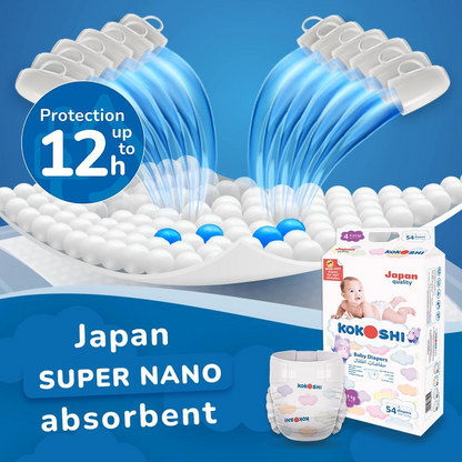 KOKOSHI BABY DIAPERS 54Pcs 9-13Kg
