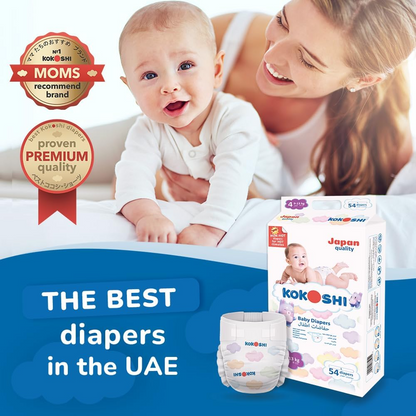 KOKOSHI BABY DIAPERS 54Pcs 9-13Kg