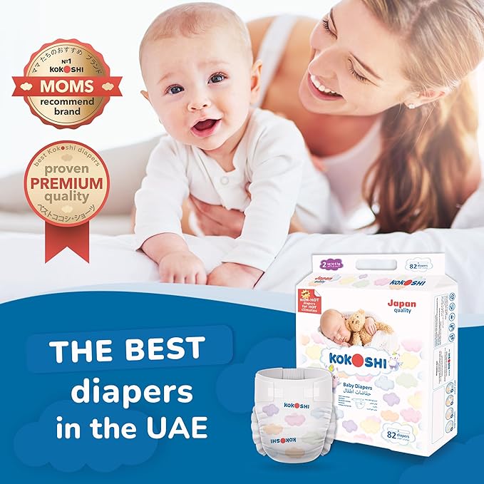 KOKOSHI BABY DIAPERS 82Pcs 6Kg