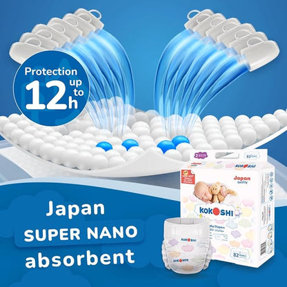 KOKOSHI BABY DIAPERS 82Pcs 6Kg