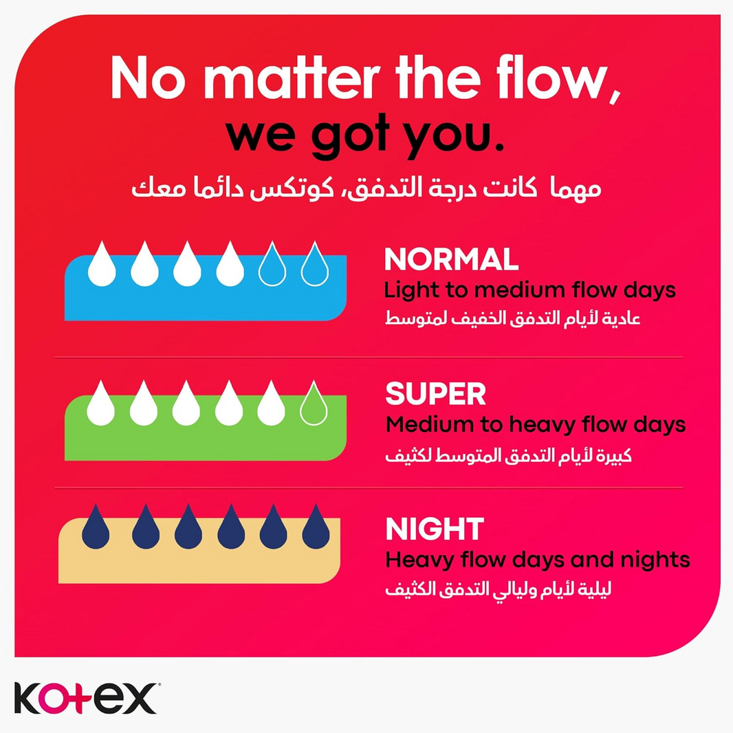 KOTEX MAXI PAD 60PADS