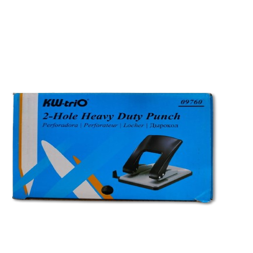 KW-TRIO HAVY DUTY PUNCH 2 HOLE - 09760