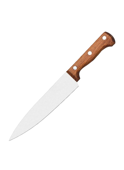 Italo Kitchen Knife Stainless Steel with Natural Wooden Handle