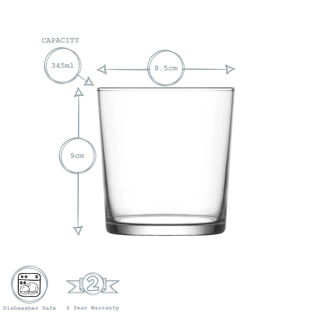 LAV BODEGA GLASS CUP 3x345ml LV-BDG386A