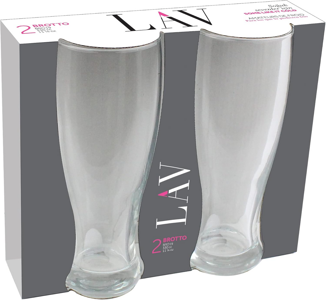 LAV BROTTO GLASS CUP 2x330ml LV-BRO19M