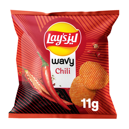 LAYS CHILI WAVY 21x11gm