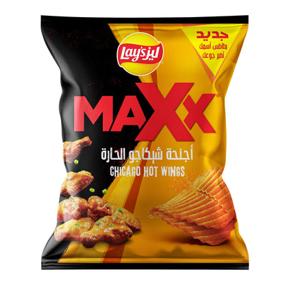 LAYS MAXX CHICAGO HOT WINGS 160gm