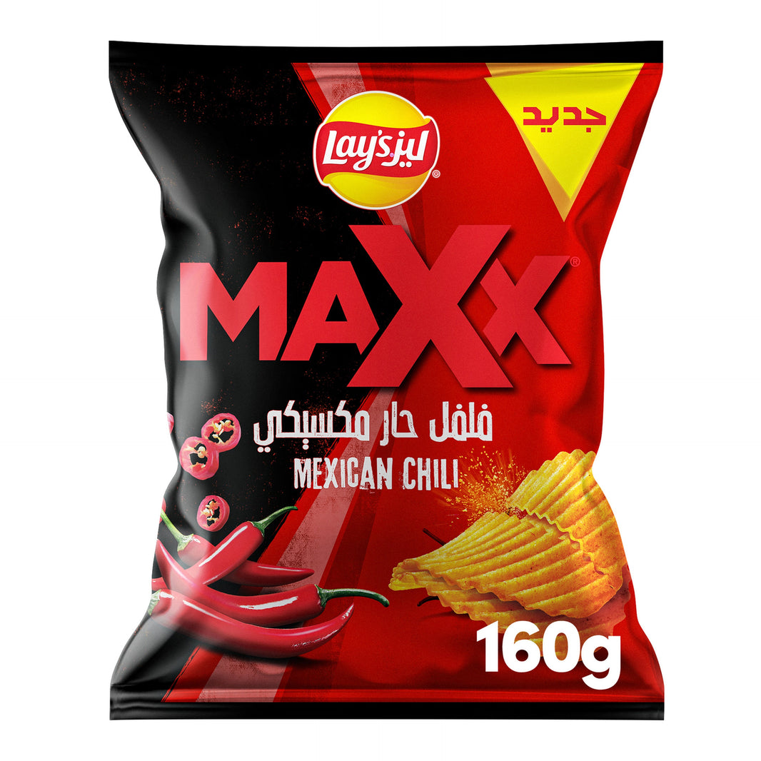 LAYS MAX MEXICAN CHILLI CHIPS 160gm