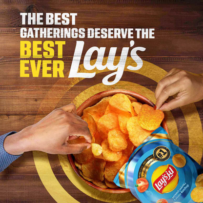 LAYS TOMATO KETCHUP CHIPS 45gm