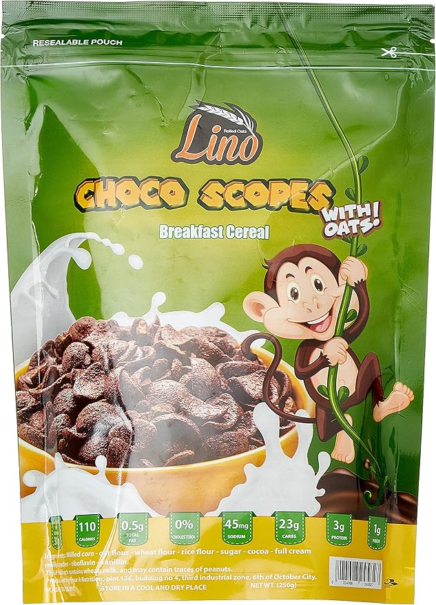 LINO CHOCO SCOPES OAT 250gm