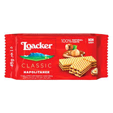 LOACKER HAZELNUT BISCUIT 10x45gm