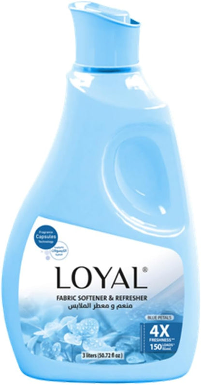 LOYAL BLUE PETALS FABRIC SOFTENER&R 3Ltr