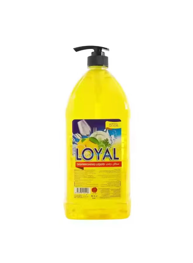 LOYAL DISHWASH LIQUID LEMON 2LTR