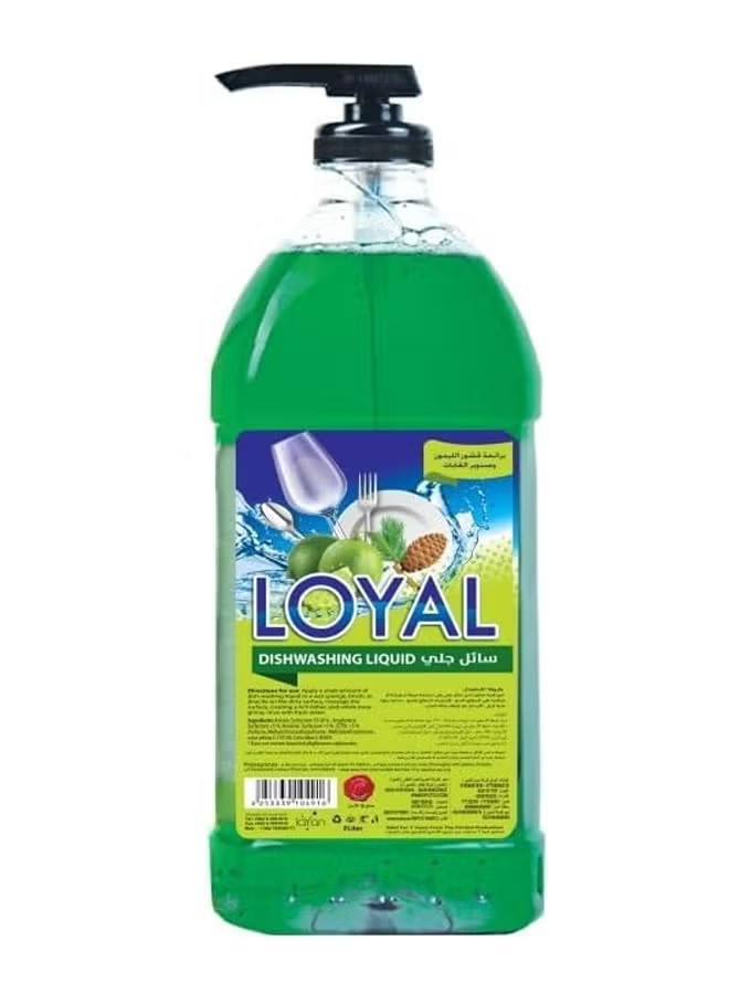 LOYAL DISHWASH LIQUID LIME 2LTR