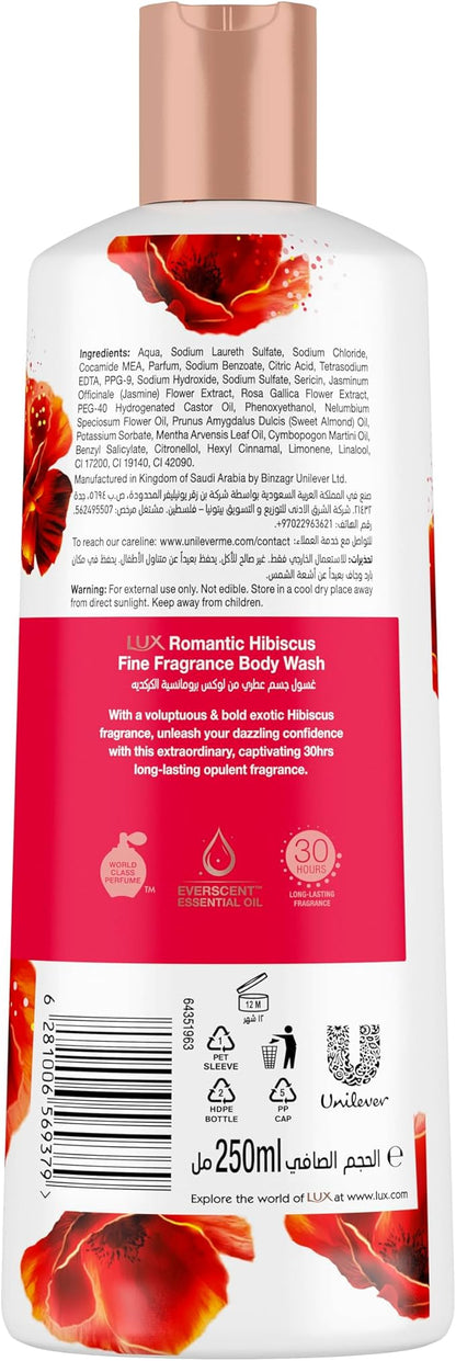 LUX HIBISCUS BODYWASH 250ML