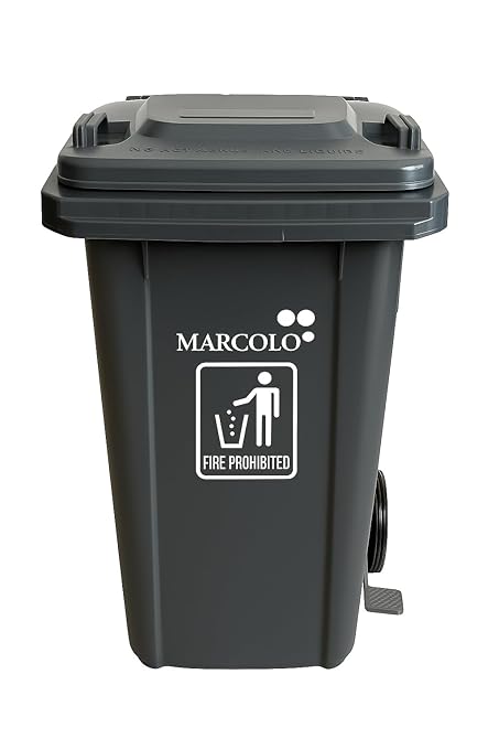 MARCOLO BALI WHEELIE BIN W/PEDAL DUSTBIN 120L