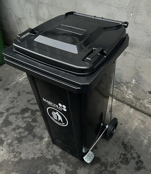 MARCOLO BALI WHEELIE BIN W/PEDAL DUSTBIN 120L