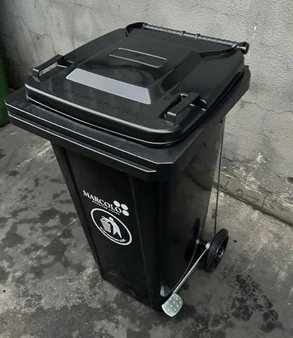 MARCOLO BALI WHEELIE BIN W/PEDAL DUSTBIN 120L