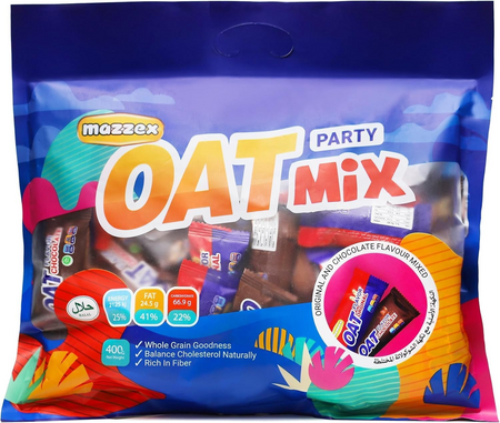 MAZZEX OAT CHOCOLATE PARTY MIX 400gm