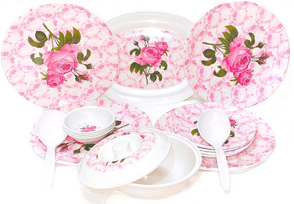 MELAMINE DINNER SET 17PCS