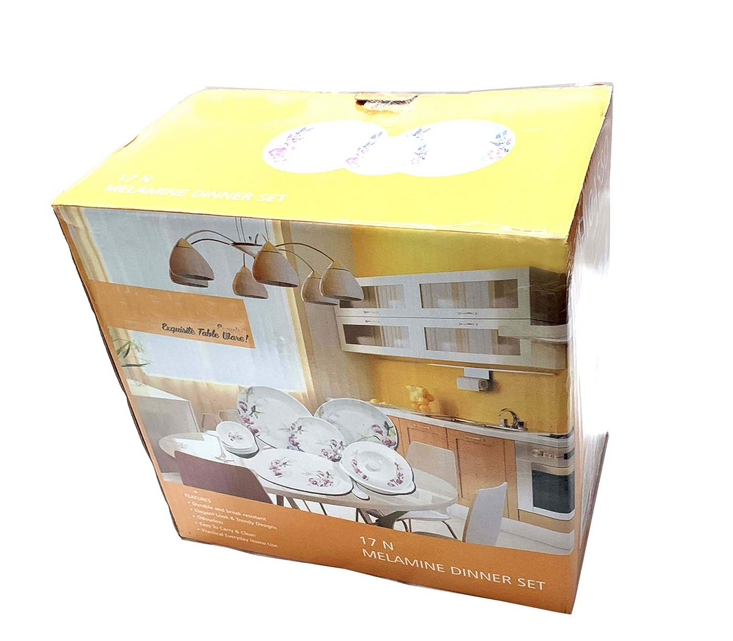 MELAMINE DINNER SET 17PCS