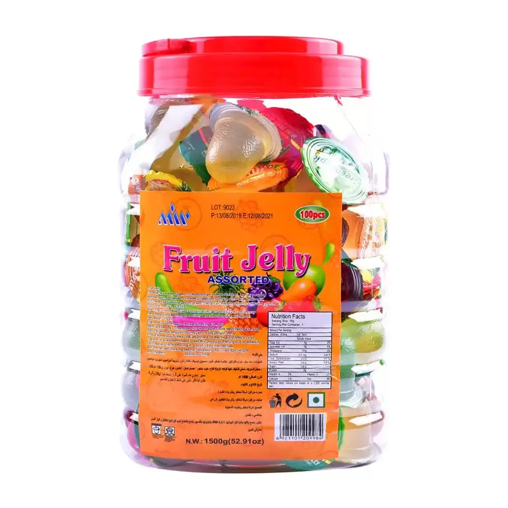 MIR FRUIT JELLY JAR 100Pcs Pack