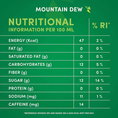 MOUNTAIN DEW 250ml NRB