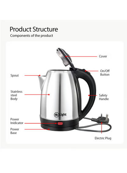 MR LIGHT ELECTRIC GLASS KETTLE MR2620