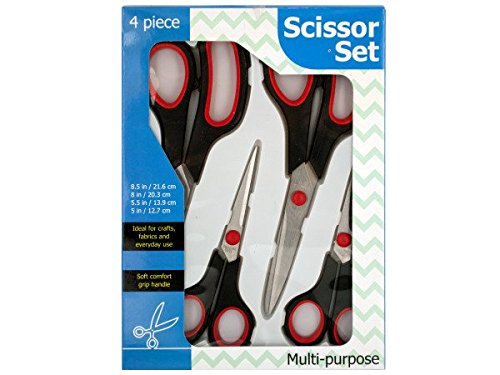 MULTI PPS STEEL SCISSOR SET 4pcs S003252T
