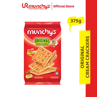 MUNCHYS ORG CREAM CRACKERS 375g