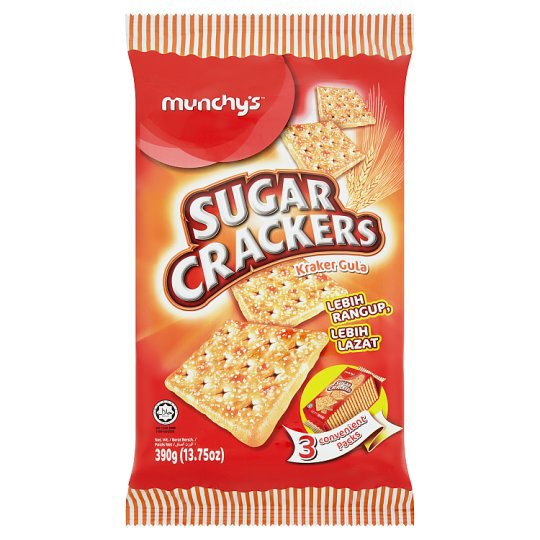 MUNCHYS SUGAR CRACKERS 390gm