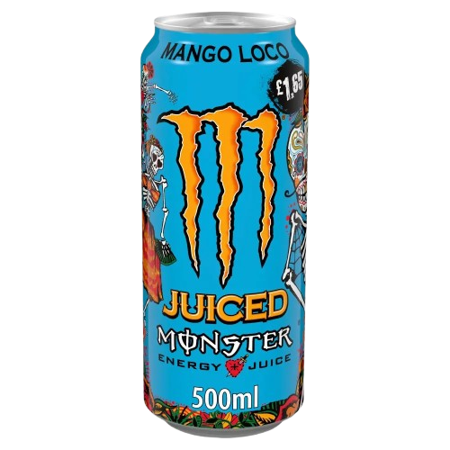 Monster Mucho Loco Mango Flavour Energy Drink, 500ml