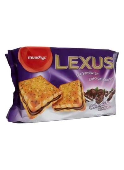 Munchy's Lexus Chocolate Cream Sandwich Calcium Crackers, 225g