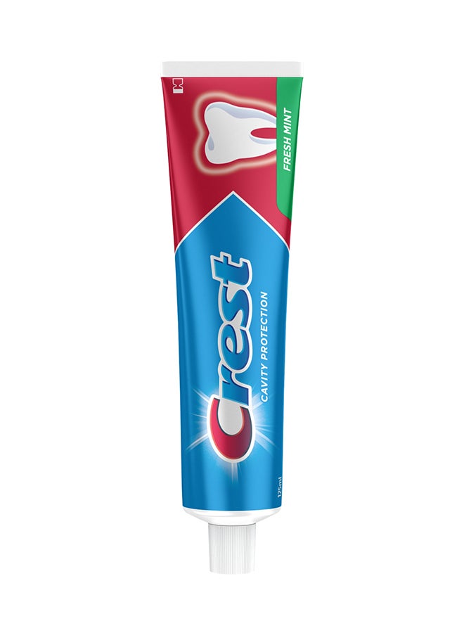 Crest Cavity Protection Toothpaste with Active Fluoride Fresh Mint Flavor, 125ml