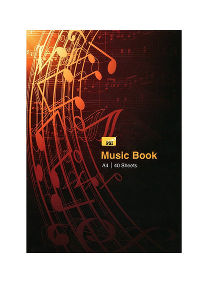 Paperline A4 Music Book, 40 Sheets