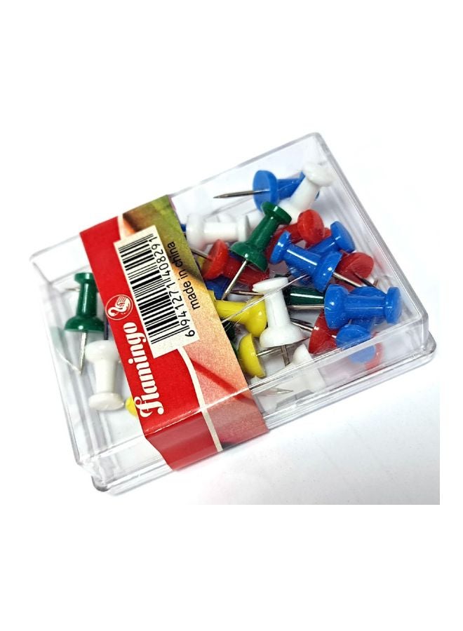 Flamingo Colorful Board Pins 30 per pack