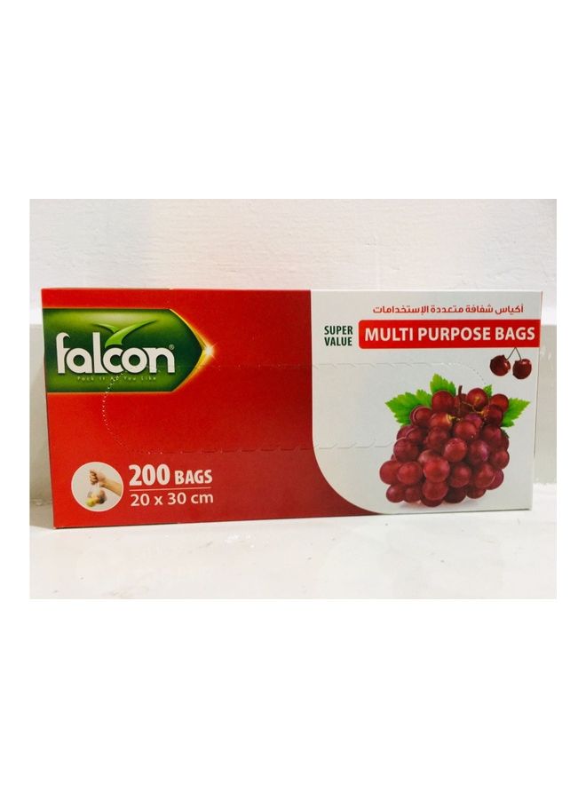 Falcon Bio-Degradable HDPE Pull & Cut Freezer Bag, 20x30cm, 200 Pieces
