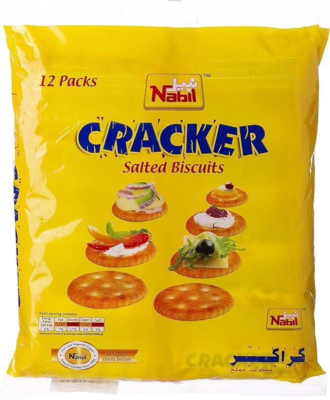 NABIL CRACKER SALTED BISCUIT 2X12X30G