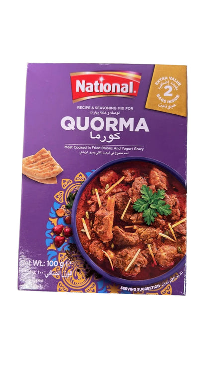 NATIONAL QUORMA MASALA 100gm