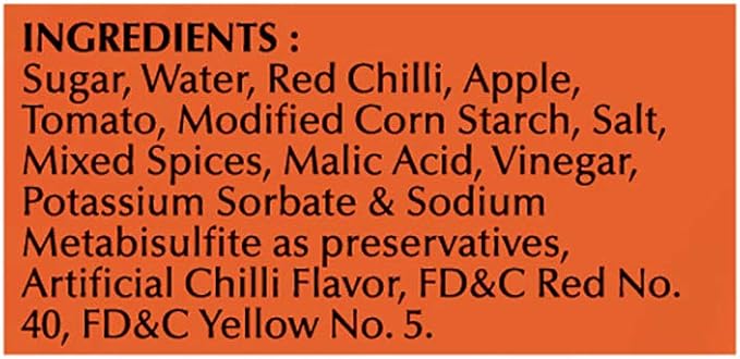 NATIONAL RED CHILLI SAUCE 300gm